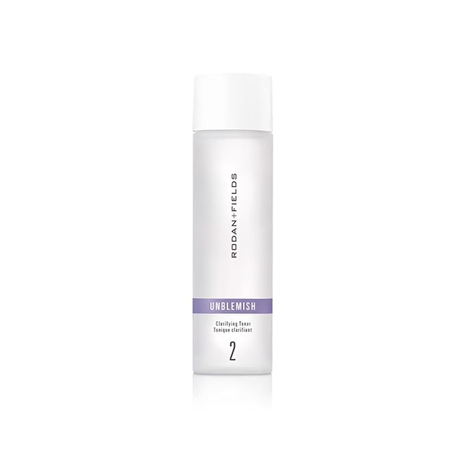 Rodan + Fields UNBLEMISH Clarifying Toner | 4.2 Fl Oz | Glycolic Acid & Hyaluronic Acid Exfoliating Facial Toner | Acne-Prone Hydrating Skincare