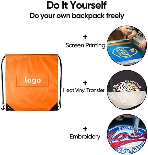 GoodtoU Drawstring Backpack Bulk- Cinch sack backpack 48 Pcs 4 Color Drawstring Bags Bulk
