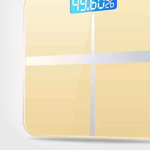 Weight Scales Bathroom, Smart Scale for Body Weight Accurate Measurement, Tempered Glass Digital Bathroom Scale, Weight Scale for Home(Luxury Gold Color)