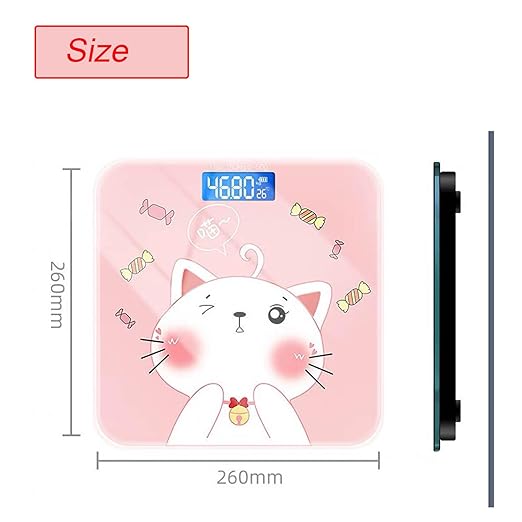 Weight Scales Bathroom, Smart Scale for Body Weight Accurate Measurement, Tempered Glass Digital Bathroom Scale, Weight Scale for Home(Luxury Gold Color)