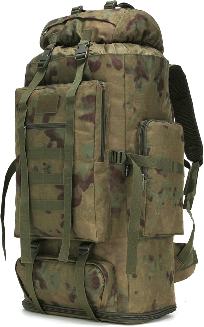 Hiking Backpack for Men 70L/100L Camping Backpack Military Rucksack Molle 3 Days Assault Pack for Climbing