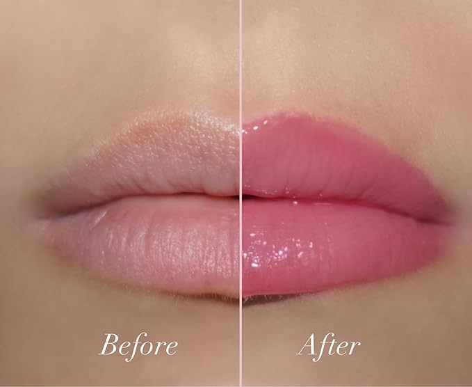 Girlactik Jello Gloss Balm – Hydrating Lip Gloss with Natural Shine, Pink Lemonade Scent, Moisturizing, and Smooth, Perfect for Everyday Lip Care with a Glossy Finish, 0.15 oz (Camelia)