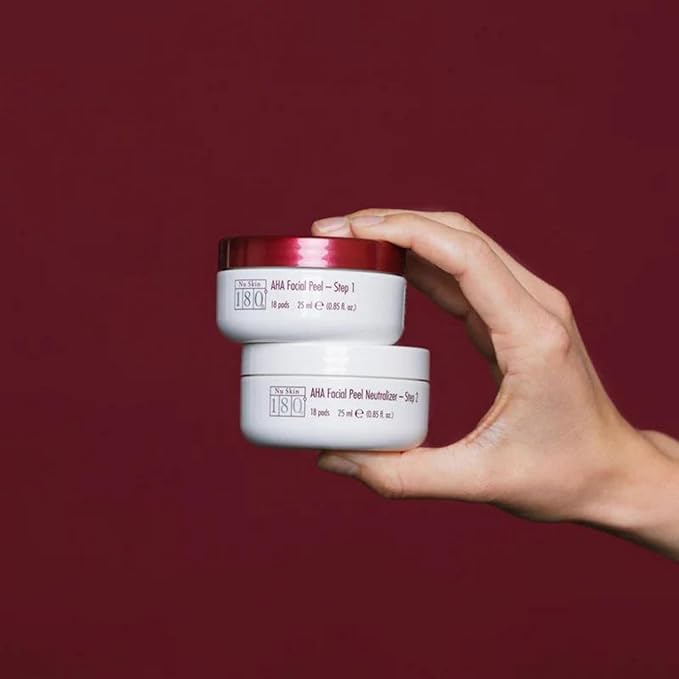 Nu Skin 180 Facial Peel & Neutralizer - Lactic Acid and Avena Sativa Extract Face Peel | Accelerate Skin Cell Turnover, Reduce Wrinkles | Skin Care Facial Peel, Soothing Skin Neutralizer