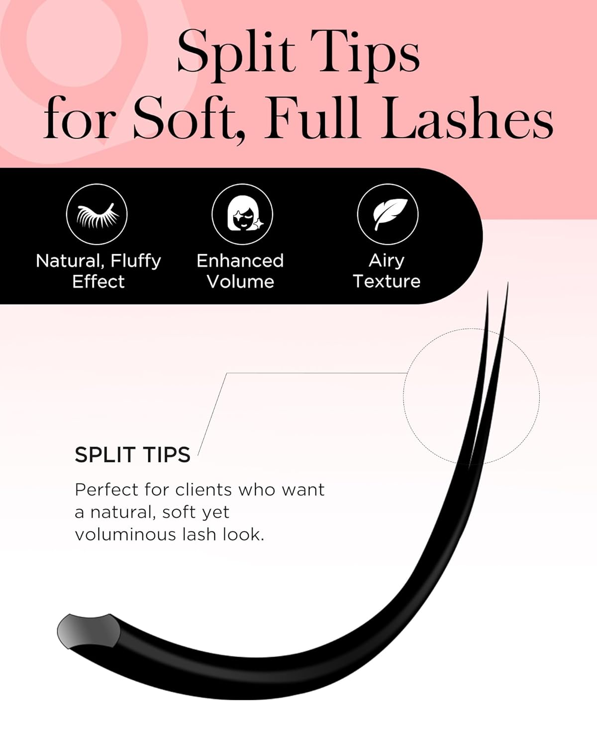 BEYELIAN Flat Eyelash Extension, Ellipse Lash Extensions 0.20 D Curl 14mm 16 Rows Matte Black Eyelash Extension Supplies Classic Lash Extensions Individual Eyelashes Salon Use