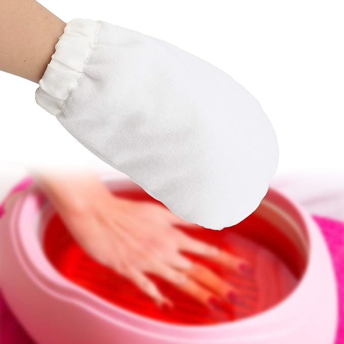 Paraffin Wax Bath Gloves and Booties, Segbeauty Elastic Opening Insulated Thick Mitts & Sock Liners for Hands & Feet Hot Wax Bath Heated SPA thera-py Wax Care treat-ment Paraffin Wax Warmer Machine