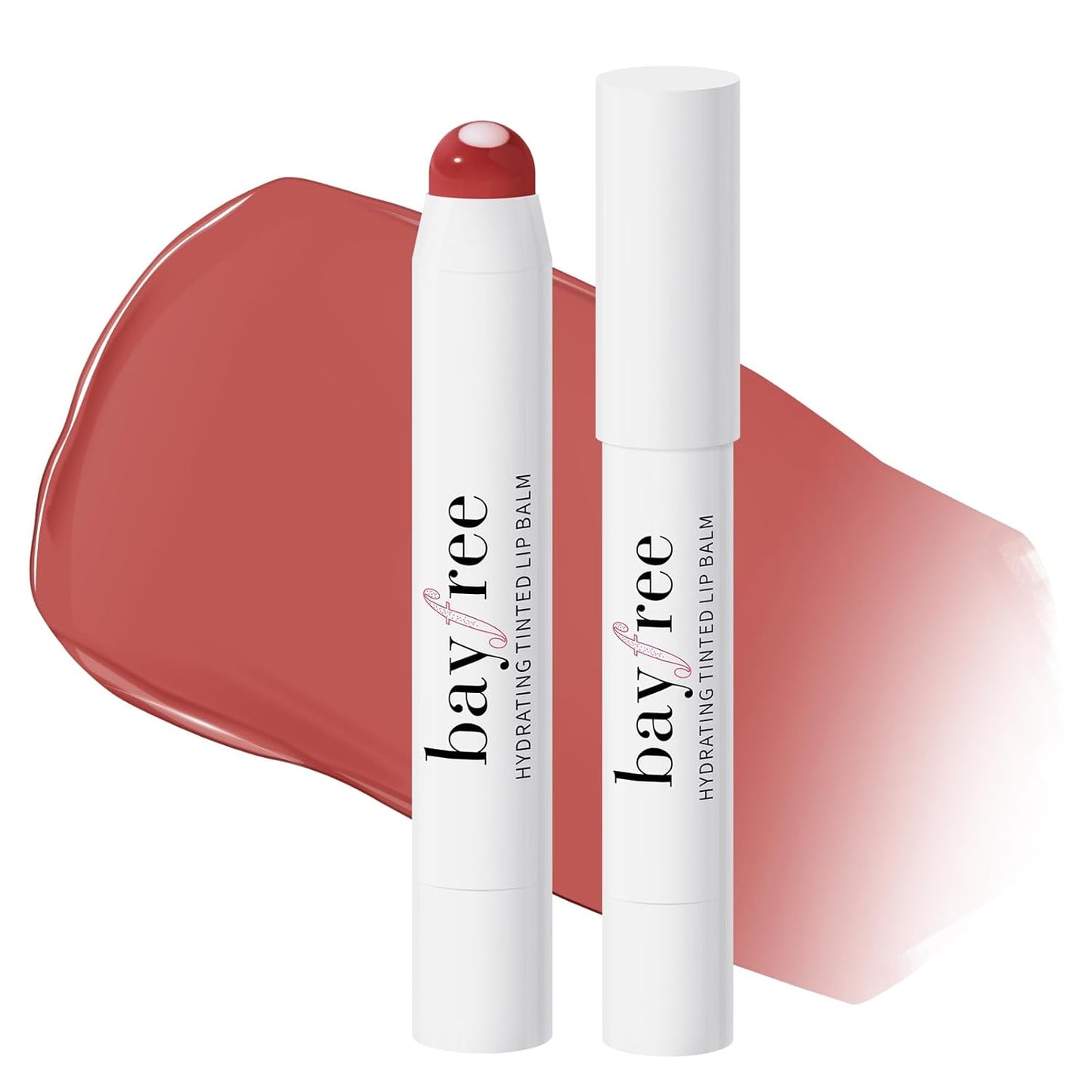 Tinted Lip Balm Plumper, Glossy, Pump Lips, Lightweight, Moisturize & Tint with Jojoba Seed Oil, Vegan Lipbalm Lip Care, Tea Camellia