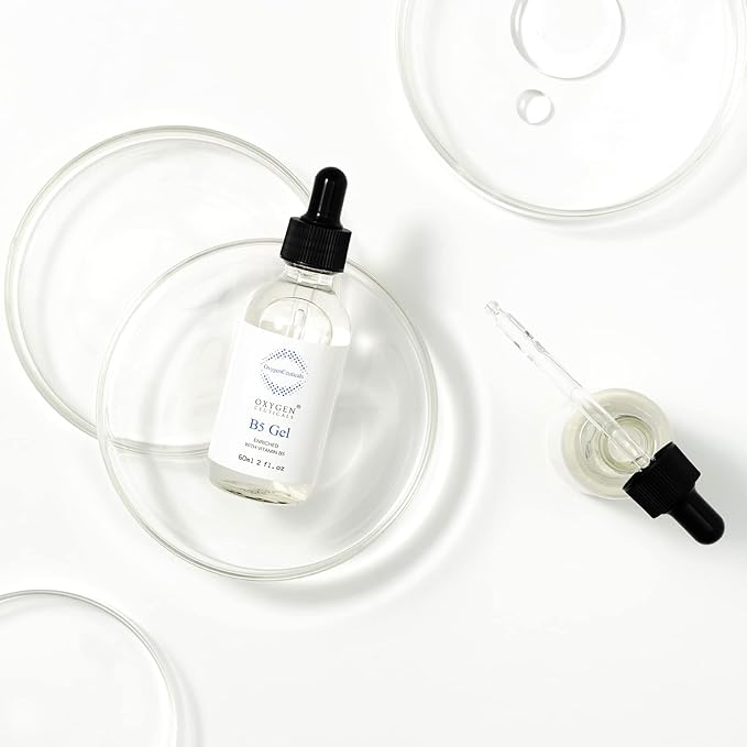 OxygenCeuticals B5 Gel – Hydrating Serum with Vitamin B5 (Panthenol), Hyaluronic Acid & Adenosine, Moisturizing & Anti-Wrinkle Care for Healthy, Elastic Skin. 1.01 fl.oz (30ml)
