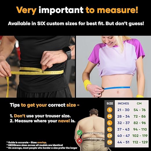 PLUS Lower Back Brace for Lifting at Work with Ergonomic Dimensional Lumbar Pad - Back Support Belt for Pain Relief for Men and Women - Medical Grade Orthopedic Waist Compression (Medium)