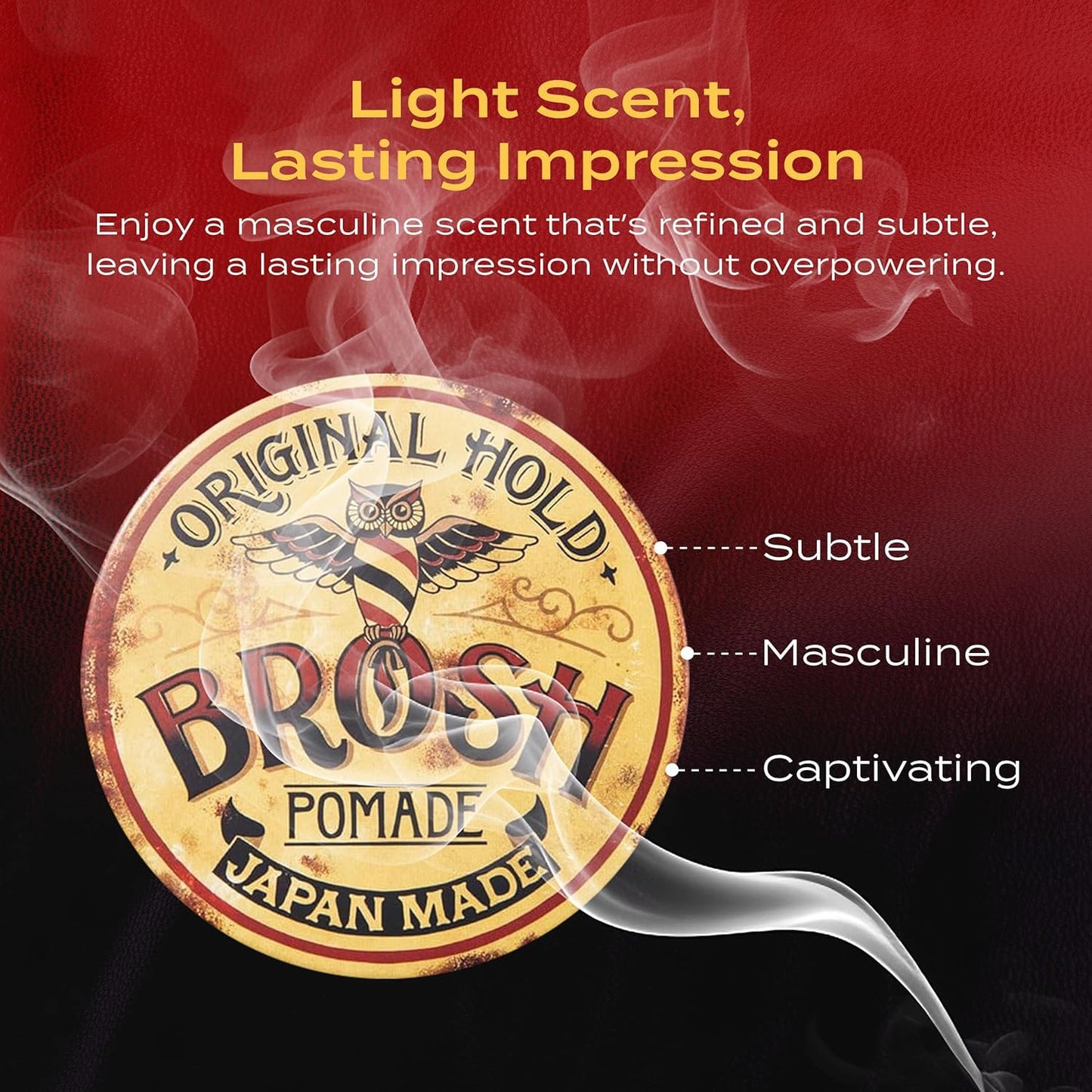 Original Pomade with Strong Hold & Classic Shine, Lightweight Water-Based Hair Styling Cream for Men, 1.4 Oz Travel Size
