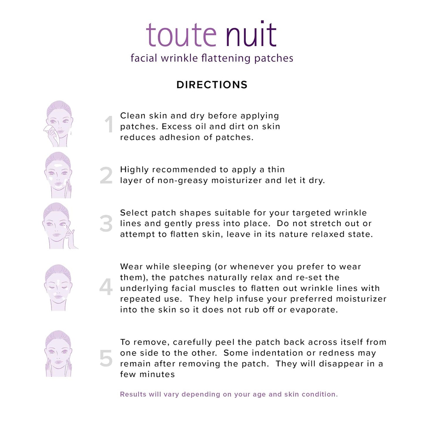 Toute Nuit Wrinkle Patches – Dolphin – Face Tape for Around the Mouth – Hypoallergenic Anti Wrinkle Patches – 20 Count, Made in USA