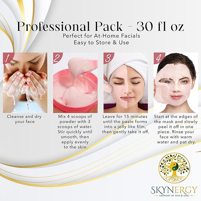 Glutathione Jelly Masks -Professional Grade HydroGlo Peel Off Face Mask, Radiance, Reduced Wrinkles, Fine Lines, Inflammation & Pigmentation Vajafacial Jelly Mask | 12 Applications (30 fl oz)