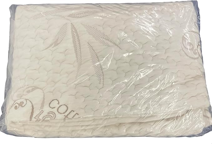 FoamRush 6" Bunk (30" x 75") Soft, Fitted, Zippered Mattress Cover Replacement, Premium Cotton, Waterproof, Non Skid Bottom, Mattress Pad Cover, Mattress Not Includedtress Not Included